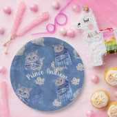 Denim Jean pockets, Kittens en Lace Papieren Bordje (Feest)