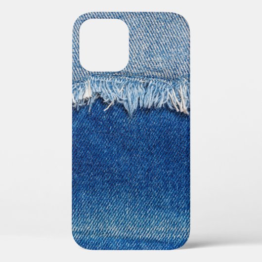 Denim jeans achtergrond. Gedrukte denim stof met b Case-Mate iPhone Case (Achterkant)