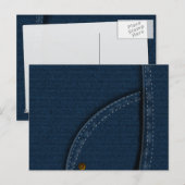 Denim Jeans Briefkaart (Voorkant / Achterkant)