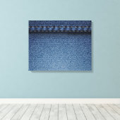 Denim Jeans Canvas Afdruk (Insitu (Houten vloer))