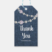 Denim, jeans gift label cadeaulabel (Voorkant)