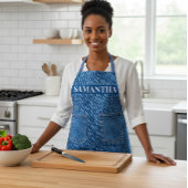 Denim Jeans kijkt Pockets Monogram Schort