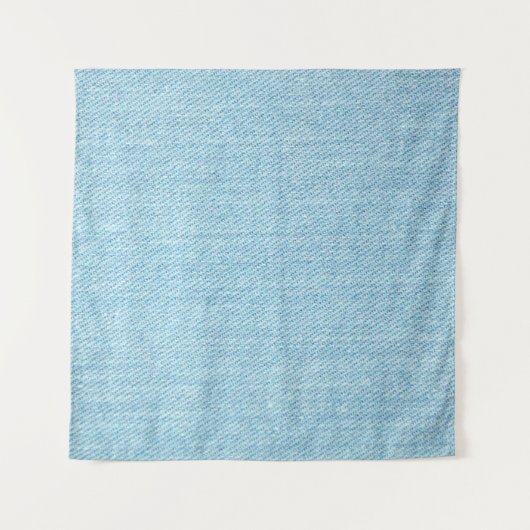 Denim jeans material cloth texture wandkleed (Voorkant)