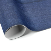 Denim jeans stof: getextureerde achtergrond. cadeaupapier (Rol Hoek)