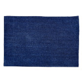 Denim jeans stof: getextureerde achtergrond. kussensloop (Achterkant)