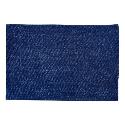 Denim jeans stof: getextureerde achtergrond. kussensloop (Achterkant)