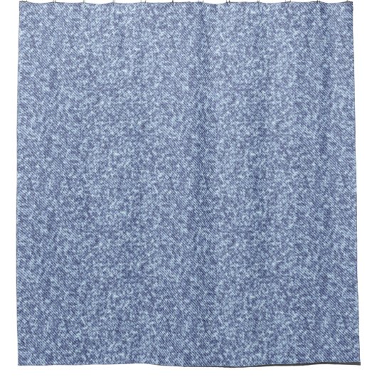 Denim jeans textiel douchegordijn (Voorkant)