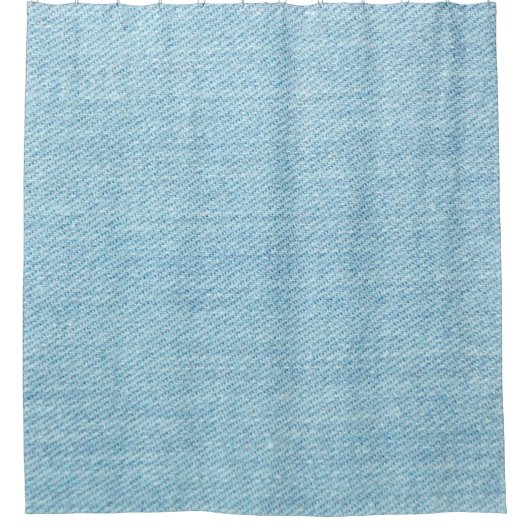 Denim jeans textiel douchegordijn (Voorkant)