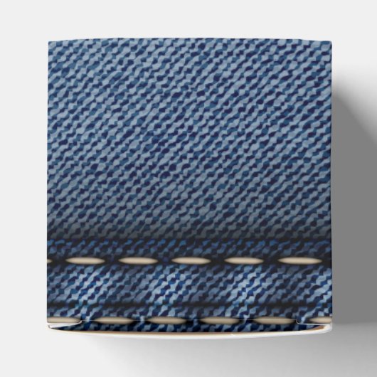 Denim Jeans Texture Bedankdoosjes (Bovenkant)