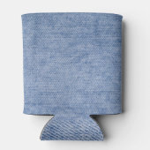 Denim Jeans Textuur: achtergrond. Blikjeskoeler (Achterkant)