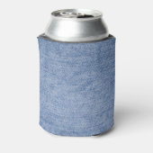 Denim Jeans Textuur: achtergrond. Blikjeskoeler (Blikje Achterkant)