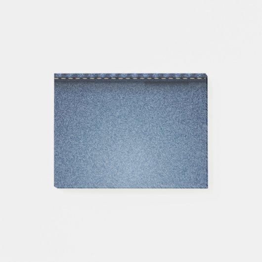 Denim jeans textuur post-it® notes (Voorkant)