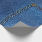 Denim Jeans wrappingpapier Cadeaupapier (Hoek)