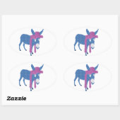 Denim Jenny Ovale Sticker (Vel)