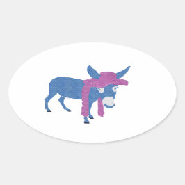 Denim Jenny Ovale Sticker