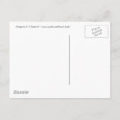Denim Kant Sla de datum BRIEFKAARTEN (Achterkant)