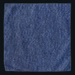 Denim Kijk Bandana<br><div class="desc">Geweldig uiterlijk van donkere denim</div>