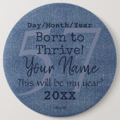 Denim Kijk  Button HAMbyWG (Voorkant)