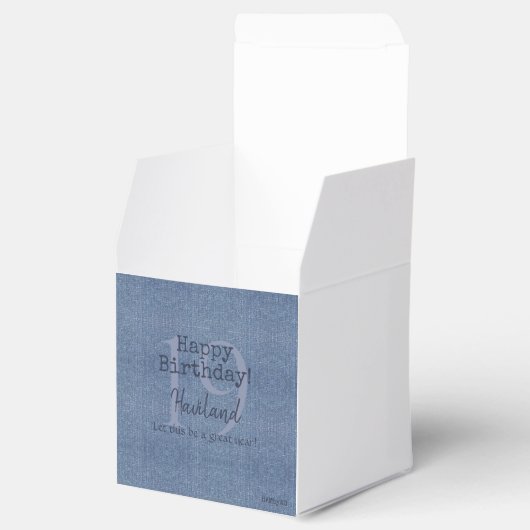 Denim Kijk  Favor Box HAMbyWG Bedankdoosjes (Geopend)