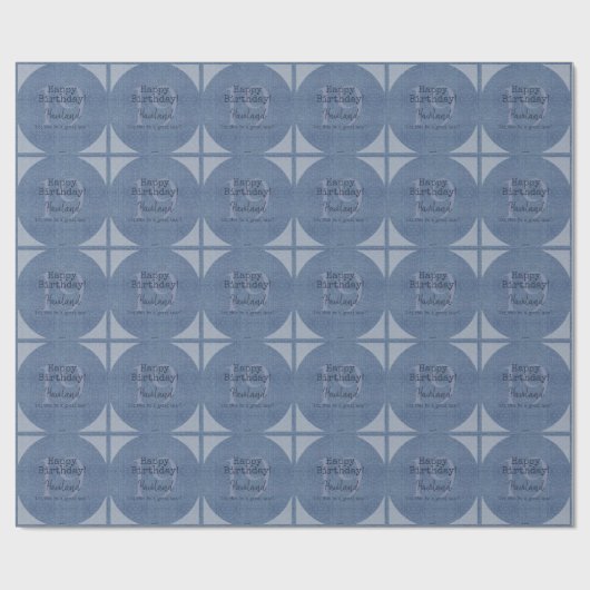 Denim Kijk  Gift Wrap HAMbyWG Cadeaupapier (Vlak)