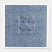Denim Kijk  Papier Napkins HAMbyWG Servet (Voorkant)