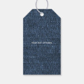 Denim label, label jeans cadeau cadeaulabel (Achterkant)