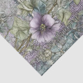 Denim & Lace Bloemen Fantasy Vlinders Decoupage Tissuepapier (Detail)