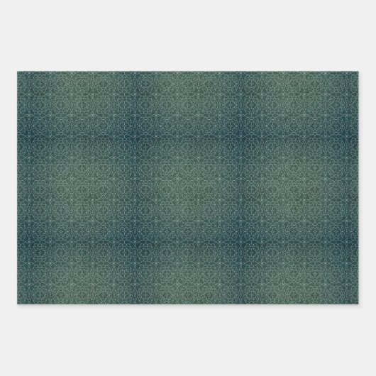 Denim Lace Mode Designer Texture Inpakpapier Vel (Voorkant 3)