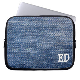 DENIM LAPTOP-SLAAP LAPTOP SLEEVE