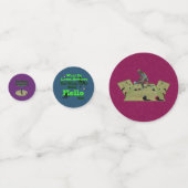 Denim Lawn Bowls, Birthday Table Confetti (Voorkanten)