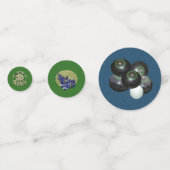 Denim Lawn Bowls, Birthday Table Confetti (Achterkanten)