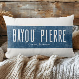 Denim Look Bayou Pierre Louisiana Staat Kussen