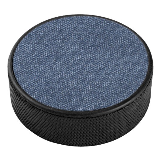 Denim Look Hockey Puck (3/4)
