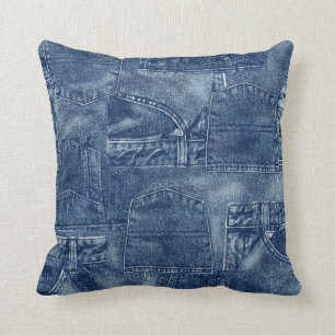 Denim material, kussen