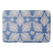 Denim met kant herhalen Patroon Badmat (Voorkant)