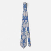 Denim met Lace Herhalen Stropdas (Voorkant)