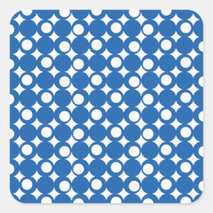 Denim Mod Ball Design @ Emporio Moffa Vierkante Sticker