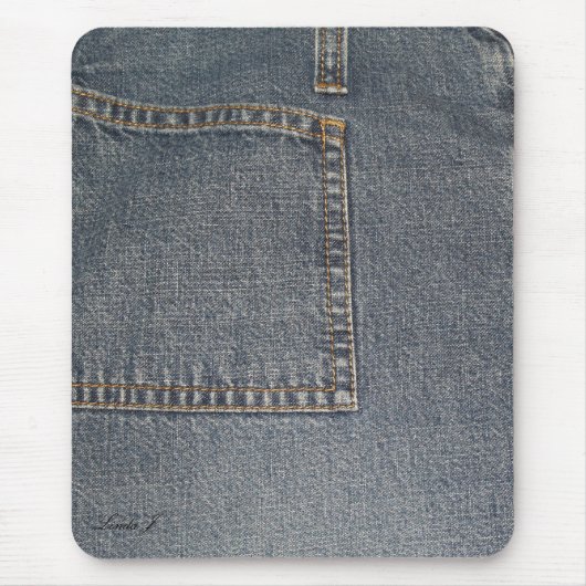 Denim Mousepad Muismat (Voorkant)