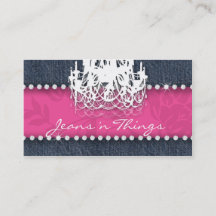 Denim n Diamonds Chandelier Floral Pink