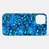 Denim naadloos patroon. Denim florale achtergrond. Case-Mate iPhone Case (Achterkant (horizontaal))