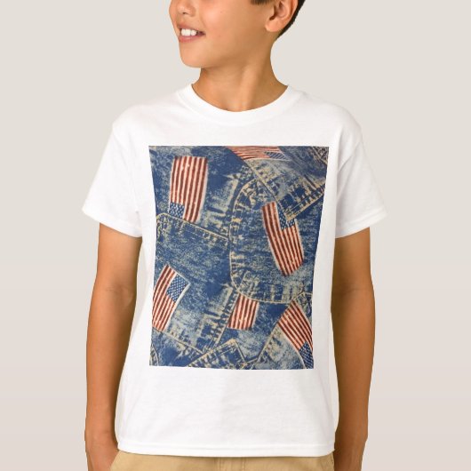Denim & Old Glory T-shirt (Voorkant)