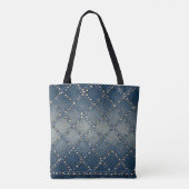 Denim-ontwerp Tote Bag (Achterkant)