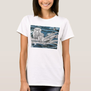 Denim Owls T-shirt