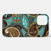 Denim Paisley: Naadloze jeans textuur patroon Case-Mate iPhone Case (Achterkant (horizontaal))