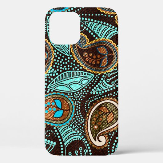 Denim Paisley: Naadloze jeans textuur patroon Case-Mate iPhone Case (Achterkant)