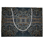 Denim Pareltjes Large Cadeautasje (Achterkant)