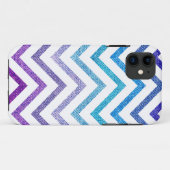 Denim Pastel Chevron White Case-Mate iPhone Case (Achterkant (horizontaal))