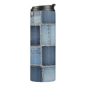 Denim Patches Thermosbeker (Gedraaid links)