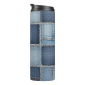 Denim Patches Thermosbeker (Geroteerd rechts)