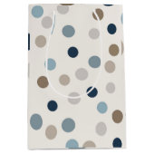 Denim Patchwork Bear Gift Bag Medium Cadeauzakje (Voorkant)